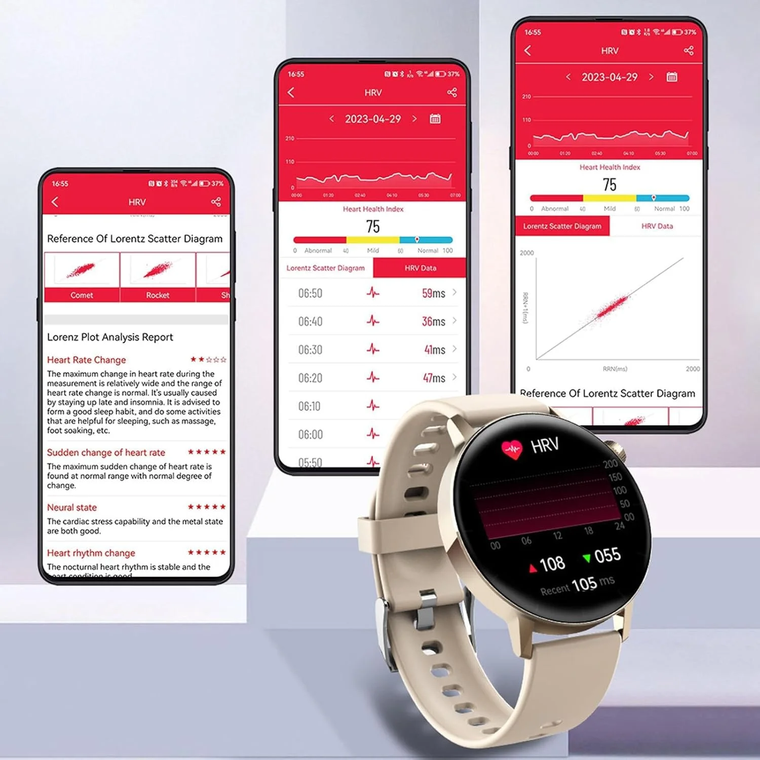 ساعت پایش قند خون | ساعت هوشمند تست غیر تهاجمی قند خون، ضد آب IP67، صفحه نمایش 1.43 اینچی، 30 حالت ورزشی، پایش خواب و اکسیژن خون ساعت پایش قند خون | ساعت هوشمند تست غیر تهاجمی قند خون، ضد آب IP67، صفحه نمایش 1.43 اینچی، 30 حالت ورزشی، پایش خواب و اکسیژن خون