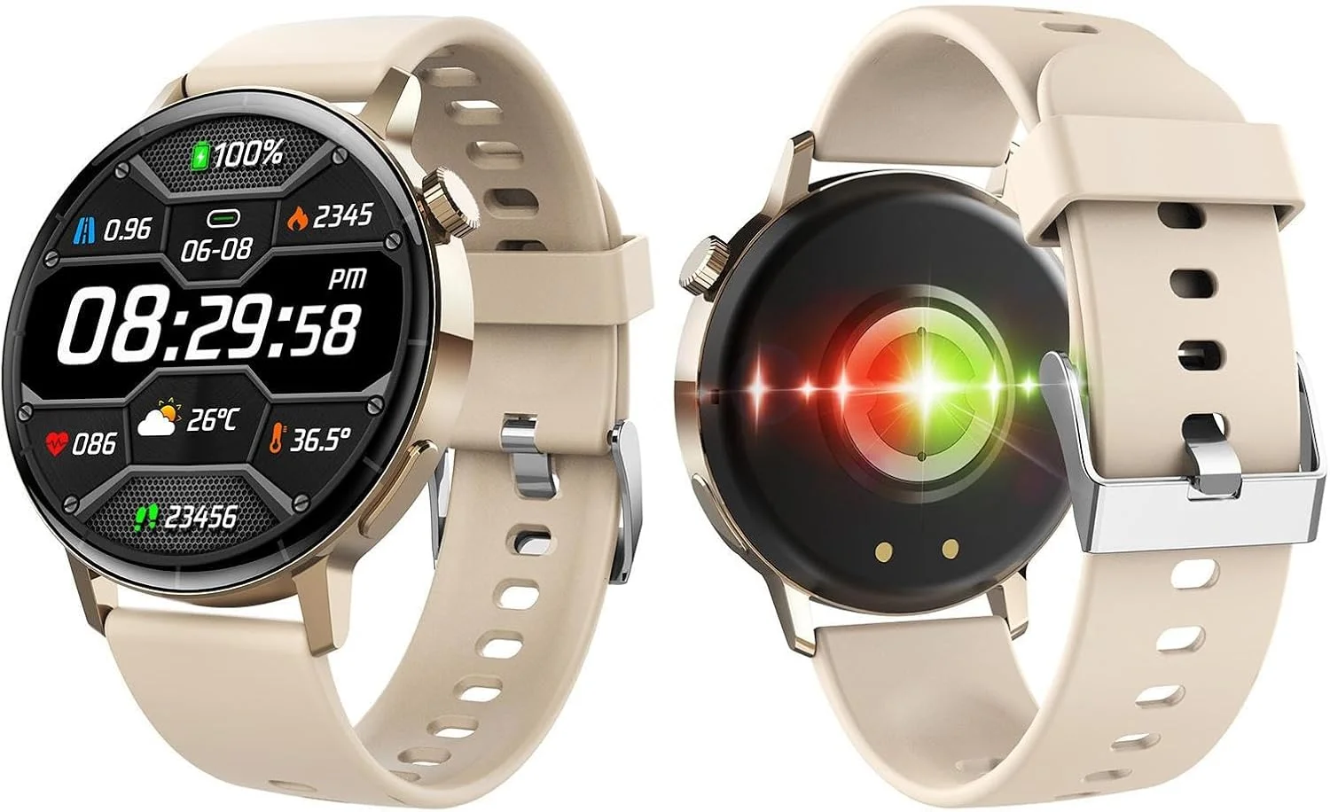 ساعت پایش قند خون | ساعت هوشمند تست غیر تهاجمی قند خون، ضد آب IP67، صفحه نمایش 1.43 اینچی، 30 حالت ورزشی، پایش خواب و اکسیژن خون ساعت پایش قند خون | ساعت هوشمند تست غیر تهاجمی قند خون، ضد آب IP67، صفحه نمایش 1.43 اینچی، 30 حالت ورزشی، پایش خواب و اکسیژن خون