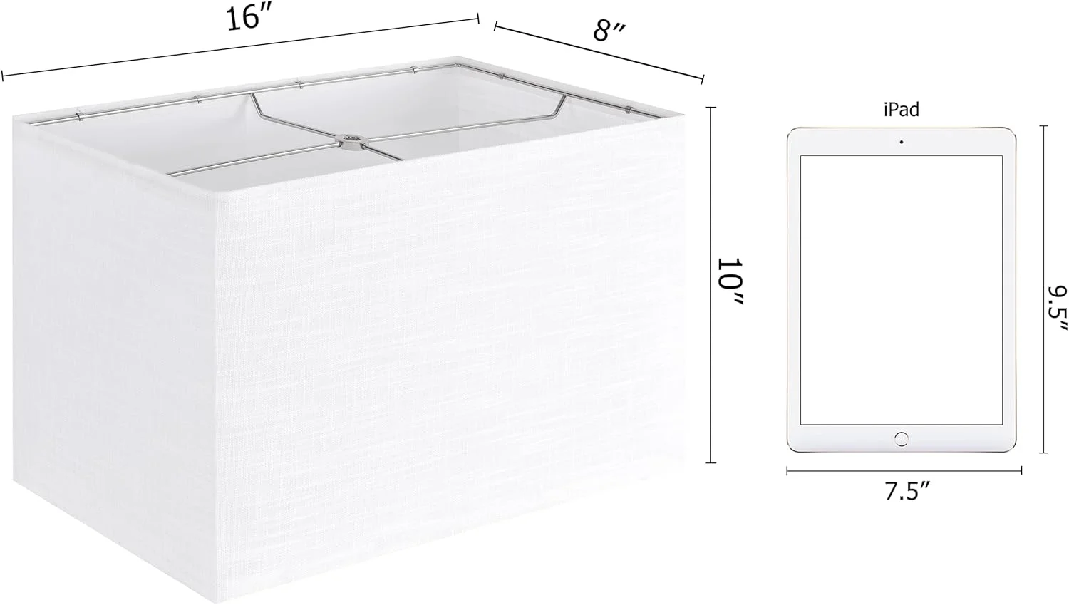 گوسو 8×16×10 اینچ (عنکبوتی) ست دو عددی کلاهک لامپ مستطیلی بزرگ سفید، کلاهک بافت دار برای لامپ های ایستاده، لامپ های رومیزی، کلاهک لامپ مربعی مدرن مستطیلی پارچه ای طبیعی نیاز به مونتاژ گوسو 8×16×10 اینچ (عنکبوتی) ست دو عددی کلاهک لامپ مستطیلی بزرگ سفید، کلاهک بافت دار برای لامپ های ایستاده، لامپ های رومیزی، کلاهک لامپ مربعی مدرن مستطیلی پارچه ای طبیعی نیاز به مونتاژ