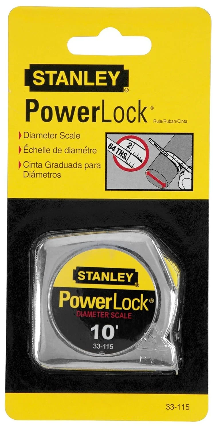 متر جیبی استنلی مدل PowerLock با ابعاد 3 متر در 6 میلی متر متر جیبی استنلی مدل PowerLock با ابعاد 3 متر در 6 میلی متر