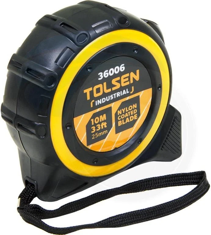 تولسن - متر نواری (صنعتی)، 36006، 10 متر/33 فوت در 25 میلی متر تولسن - متر نواری (صنعتی)، 36006، 10 متر/33 فوت در 25 میلی متر