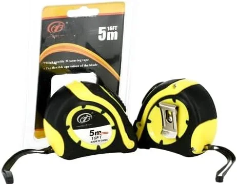 متر جمع شونده کوتاه با گیره کمربندی 5 متری/16 فوتی