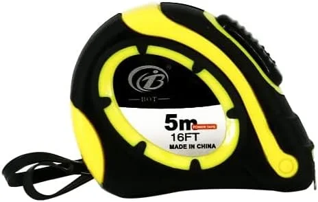متر جمع شونده کوتاه با گیره کمربندی 5 متری/16 فوتی