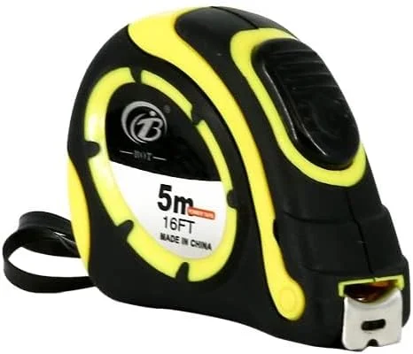 متر جمع شونده کوتاه با گیره کمربندی 5 متری/16 فوتی
