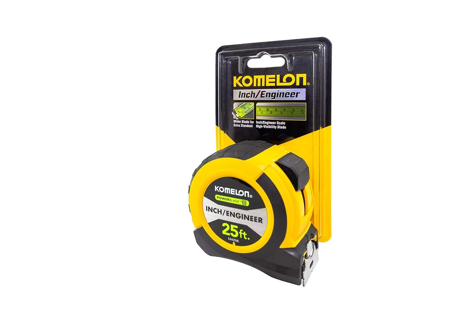 متر مهندسی پاوربلید 25 فوت کملون مدل 52425Ie، مشکی/خاکستری