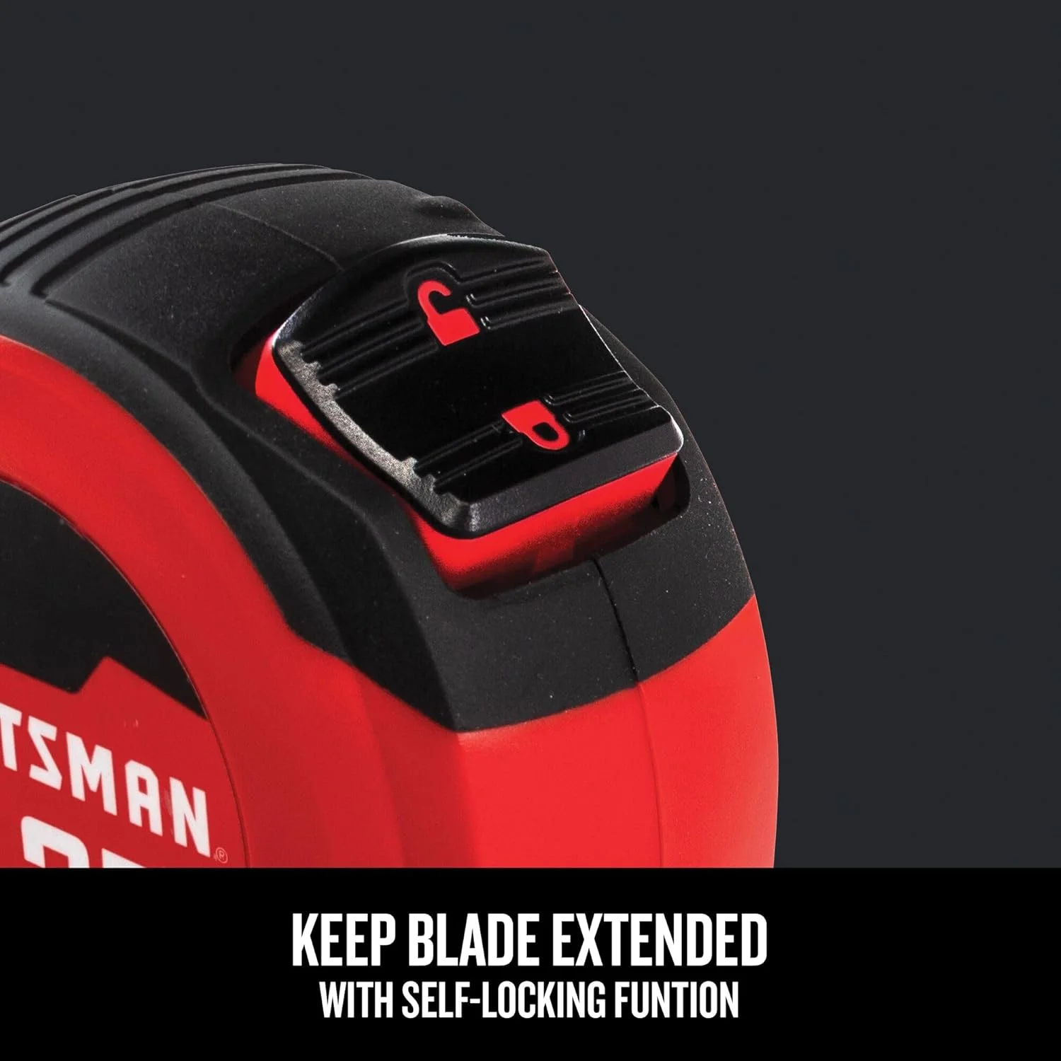 متر نواری 7.5 متری کرفتسمن، با کنترل جمع شدن و قفل خودکار، روکش لاستیکی (CMHT37225)