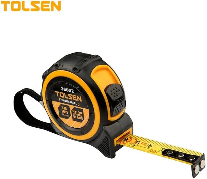 تولسن - متر نواری (صنعتی)، 36002، 3 متر/10 فوت × 16 میلی متر تولسن - متر نواری (صنعتی)، 36002، 3 متر/10 فوت × 16 میلی متر