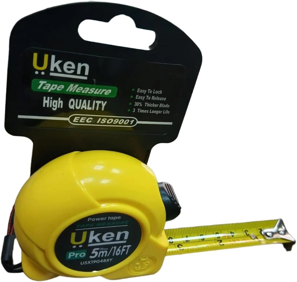 متر نواری یوکن 5 متری زرد متر نواری یوکن 5 متری زرد