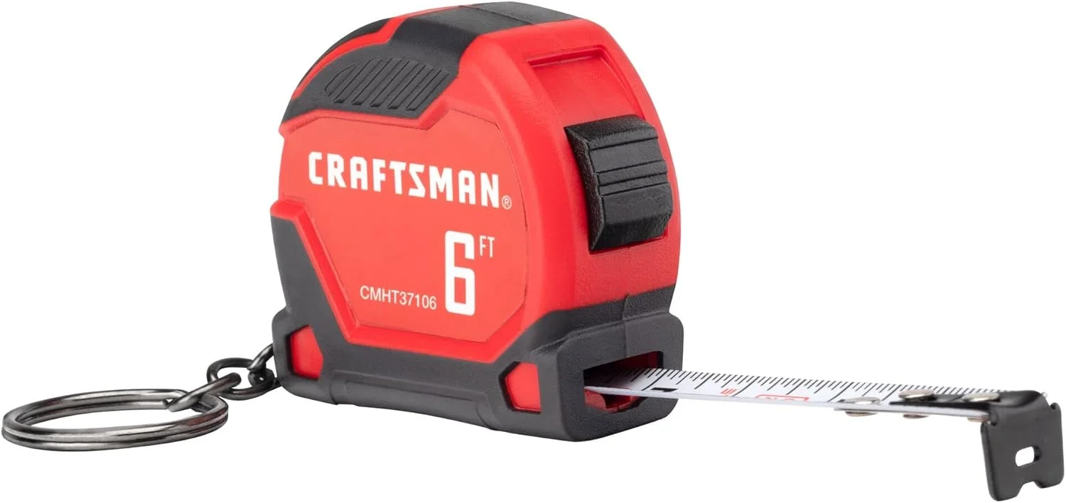 متر جیبی جاکلیدی CRAFTSMAN، 6 فوت (CMHT37106G) متر جیبی جاکلیدی CRAFTSMAN، 6 فوت (CMHT37106G)