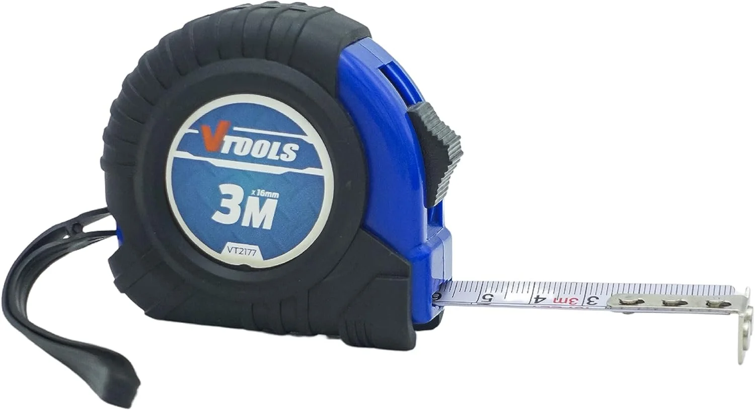 متر نواری 3 متری VTOOLS، ضخامت تیغه 1 میلی متر، متر نواری خود قفل شونده، خوانا، دارای قلاب مغناطیسی و بدنه ضد ضربه، VT2177 متر نواری 3 متری VTOOLS، ضخامت تیغه 1 میلی متر، متر نواری خود قفل شونده، خوانا، دارای قلاب مغناطیسی و بدنه ضد ضربه، VT2177