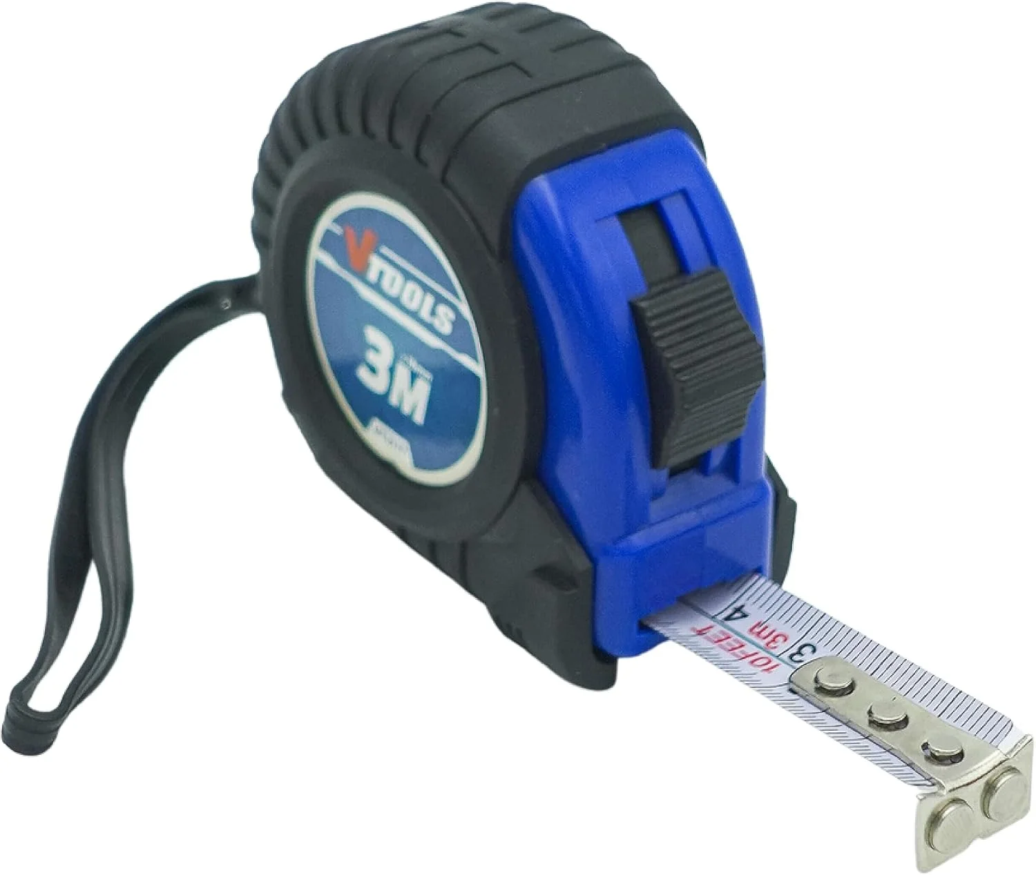 متر نواری 3 متری VTOOLS، ضخامت تیغه 1 میلی متر، متر نواری خود قفل شونده، خوانا، دارای قلاب مغناطیسی و بدنه ضد ضربه، VT2177 متر نواری 3 متری VTOOLS، ضخامت تیغه 1 میلی متر، متر نواری خود قفل شونده، خوانا، دارای قلاب مغناطیسی و بدنه ضد ضربه، VT2177