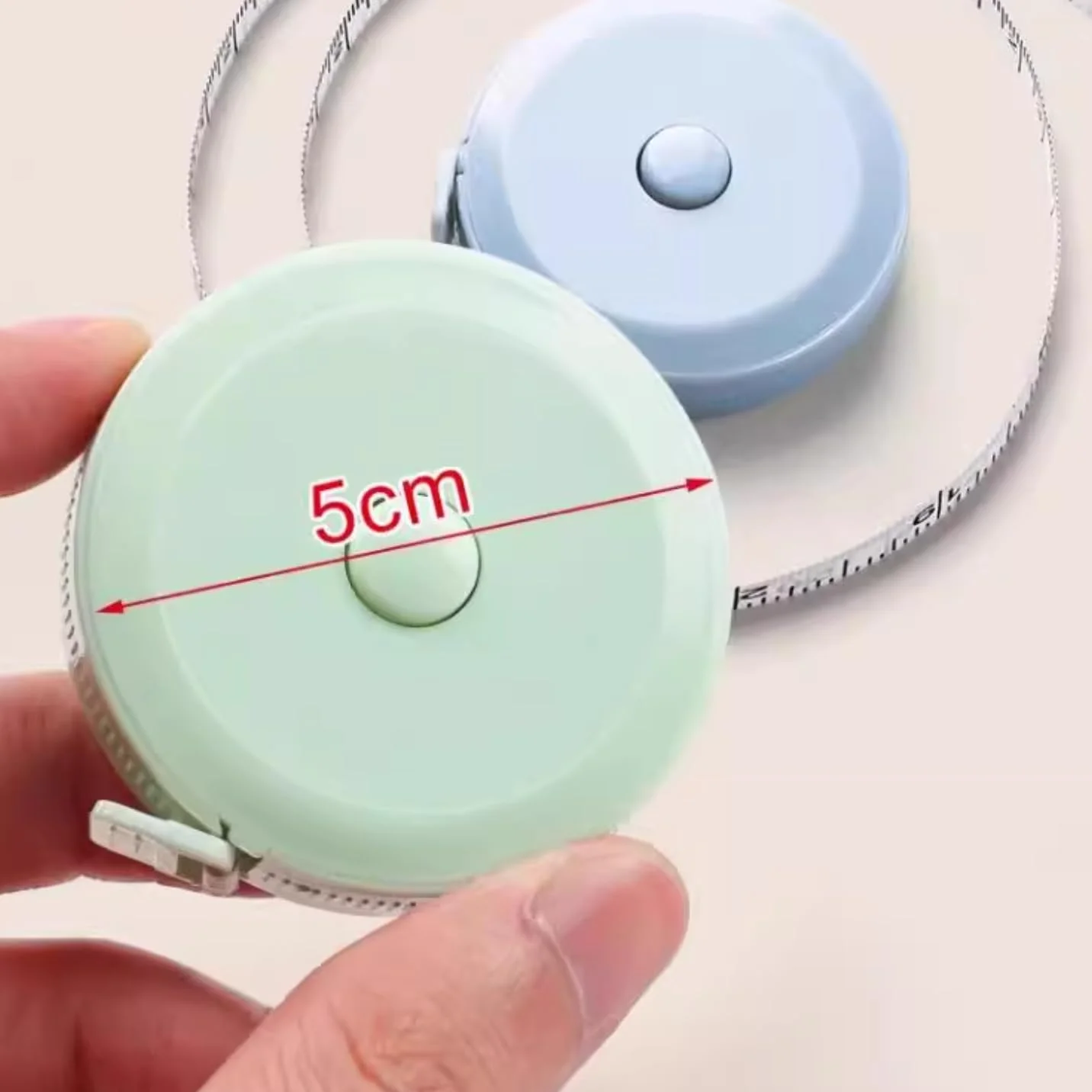 ایمند 3 عددی خط کش فیبری، خط کش های اندازه گیری 150 سانتی متری، متر نواری نرم خیاطی، اندازه گیری بدن، 3 رنگ