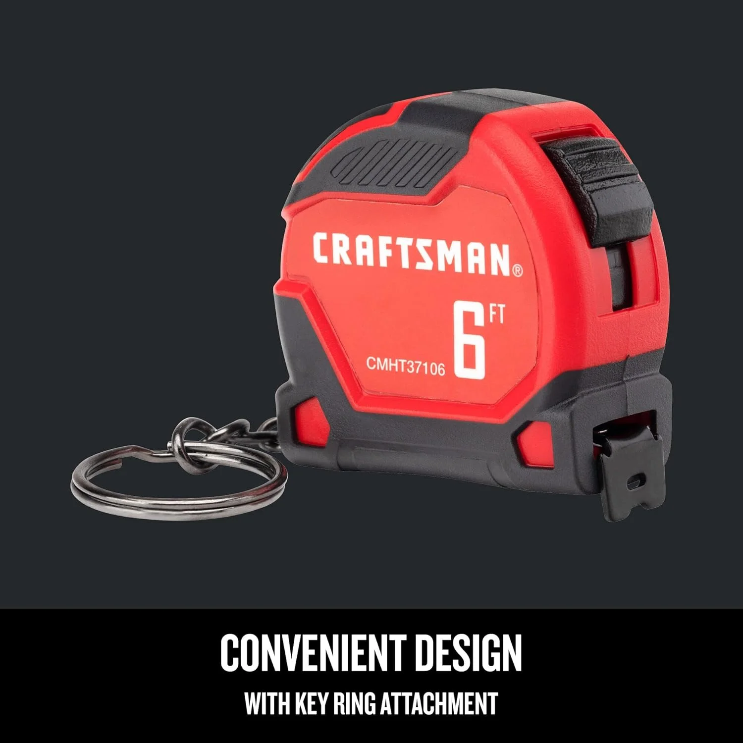 متر جیبی جاکلیدی CRAFTSMAN، 6 فوت (CMHT37106G) متر جیبی جاکلیدی CRAFTSMAN، 6 فوت (CMHT37106G)