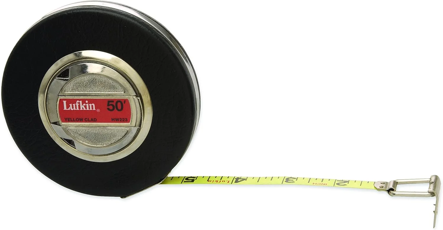 متر مهندسی روکش دار زرد رنگ لوفکین کرسنت 3/8 اینچ در 50 فوت - HW223D متر مهندسی روکش دار زرد رنگ لوفکین کرسنت 3/8 اینچ در 50 فوت - HW223D