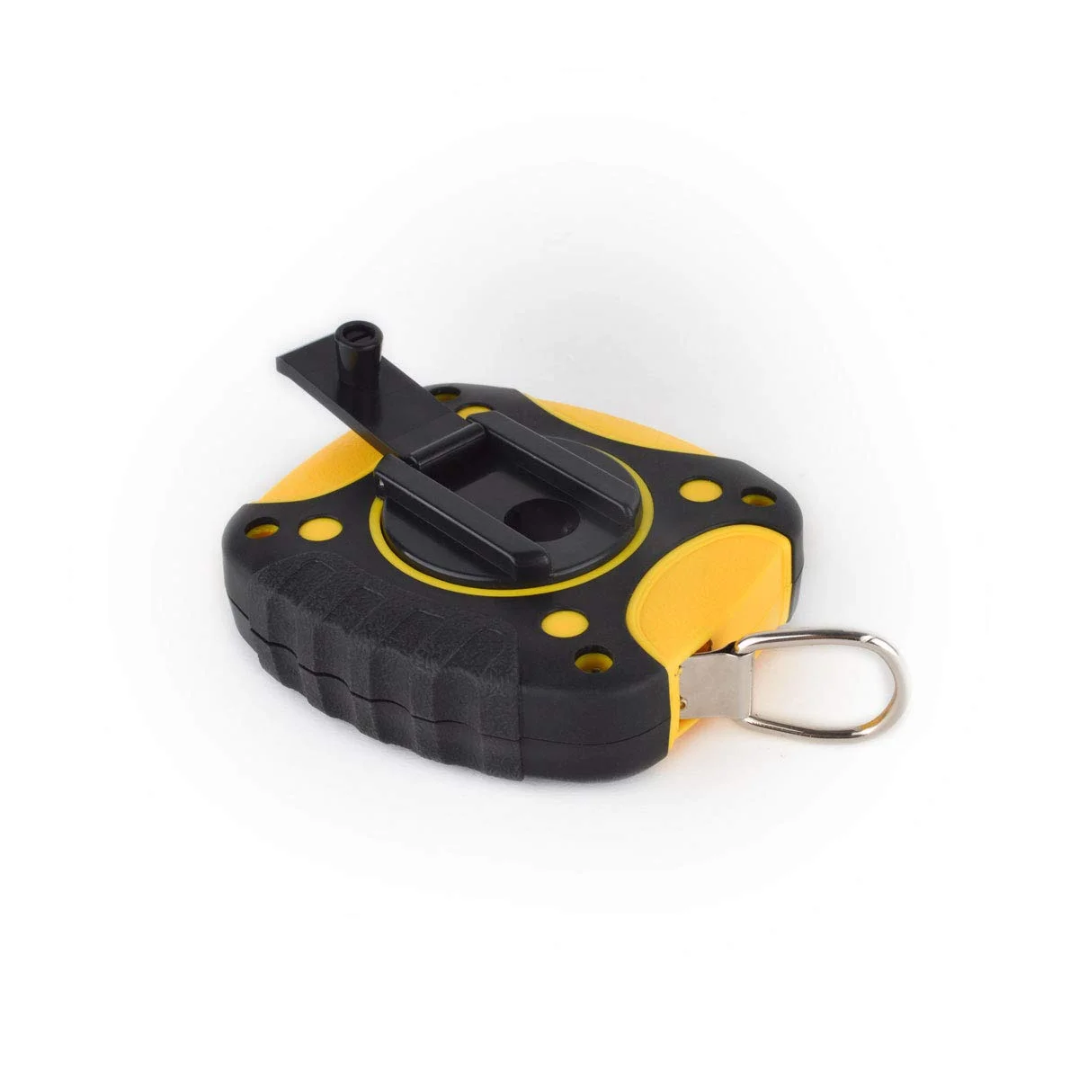 متر نواری 15 متری، متر جمع شونده امپریال و متریک با نوار فولادی سفید برای ساخت و ساز، مصارف خانگی و اندازه گیری نجاری