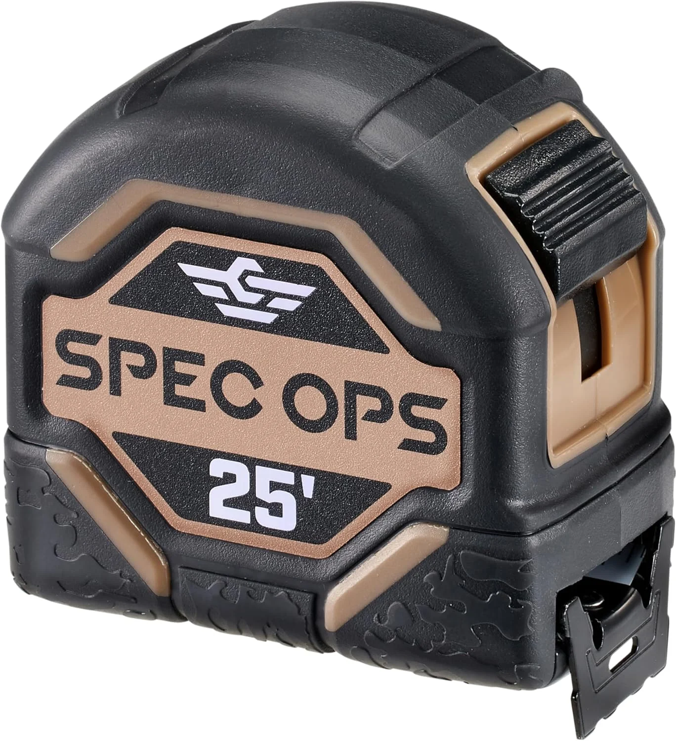 متر نواری 7.5 متری ابزار Spec Ops، تیغه دو طرفه 2.5 سانتی متری، بدنه کامپوزیتی با گرید نظامی، 3% اهدا به جانبازان متر نواری 7.5 متری ابزار Spec Ops، تیغه دو طرفه 2.5 سانتی متری، بدنه کامپوزیتی با گرید نظامی، 3% اهدا به جانبازان
