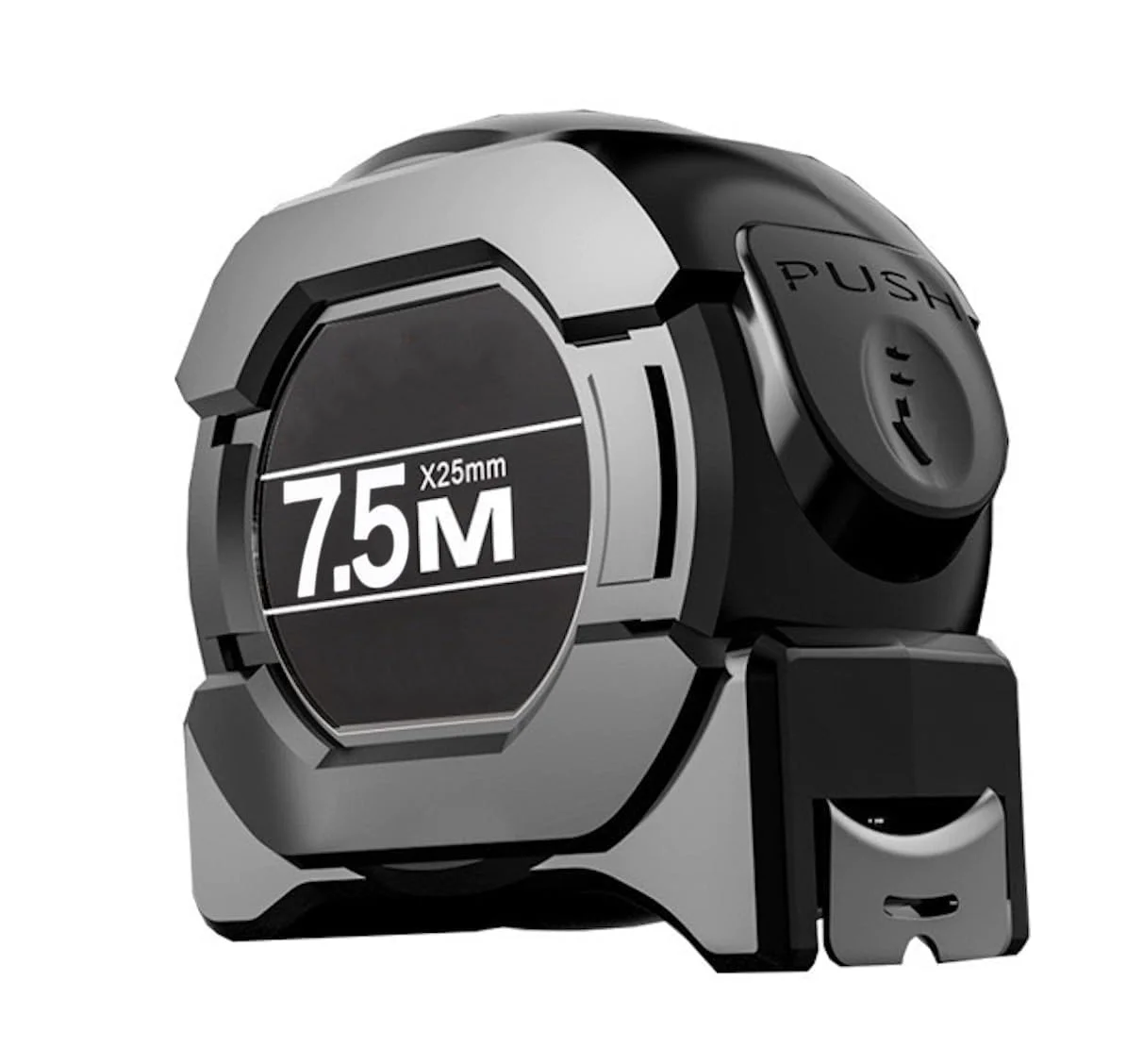 متر فلزی خود قفل شونده جمع شونده، خوانا با واحدهای کسری، متر فلزی قفل اتوماتیک برای اندازه گیری دقیق، شب نما