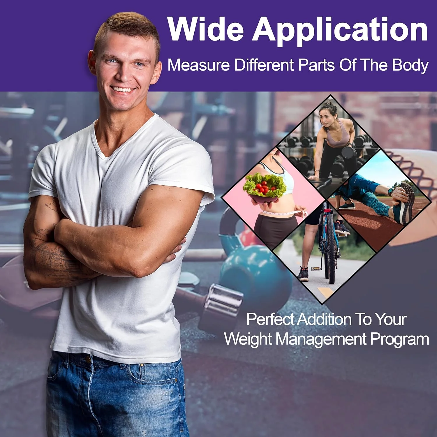 متر نواری بدن AccuFitness MyoTape متر نواری بدن AccuFitness MyoTape