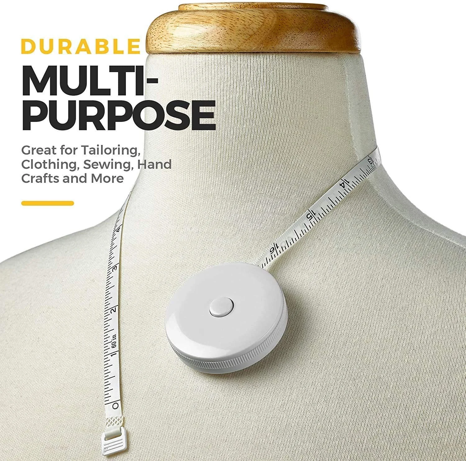 متر نواری بدن - (بسته 2 عددی) نوارهای اندازه گیری برای بدن و مانیتورهای وزن و چربی، (اینچ و سانتی متر) متر نواری جمع شونده برای محاسبه دقیق چربی بدن و کمک به محاسبه اندازه گیری های تناسب اندام