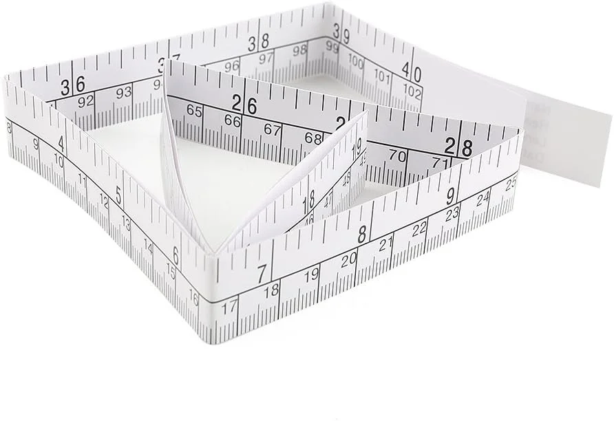 نوار اندازه گیری کاغذی یک متری 40 اینچی WIN TAPE، خط کش های اندازه گیری زخم، مورد استفاده در آموزش، بسته یکبار مصرف 100 عددی نوار اندازه گیری کاغذی یک متری 40 اینچی WIN TAPE، خط کش های اندازه گیری زخم، مورد استفاده در آموزش، بسته یکبار مصرف 100 عددی