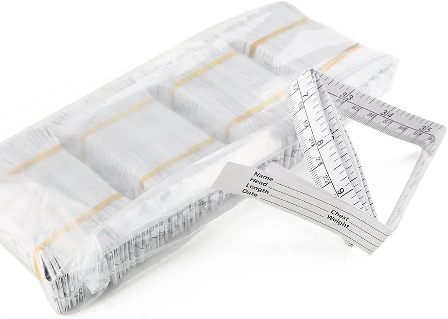 نوار اندازه گیری کاغذی یک متری 40 اینچی WIN TAPE، خط کش های اندازه گیری زخم، مورد استفاده در آموزش، بسته یکبار مصرف 100 عددی نوار اندازه گیری کاغذی یک متری 40 اینچی WIN TAPE، خط کش های اندازه گیری زخم، مورد استفاده در آموزش، بسته یکبار مصرف 100 عددی