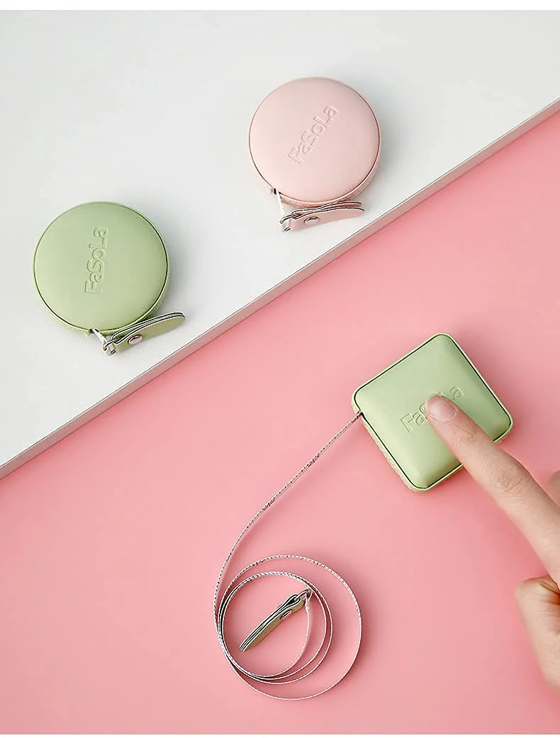 نوار اندازه گیری نرم ALISSA برای بدن، خیاطی، پارچه، مقیاس دوگانه 150 سانتی متر (سبز، مربعی) نوار اندازه گیری نرم ALISSA برای بدن، خیاطی، پارچه، مقیاس دوگانه 150 سانتی متر (سبز، مربعی)