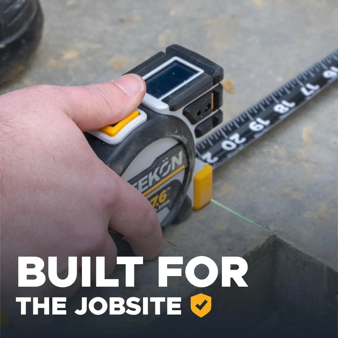 تیغه جایگزین متر دیجیتال REEKON T1 Tomahawk – 7.6 متر، تقسیم شده، واحدهای انگلیسی و متریک – نصب آسان