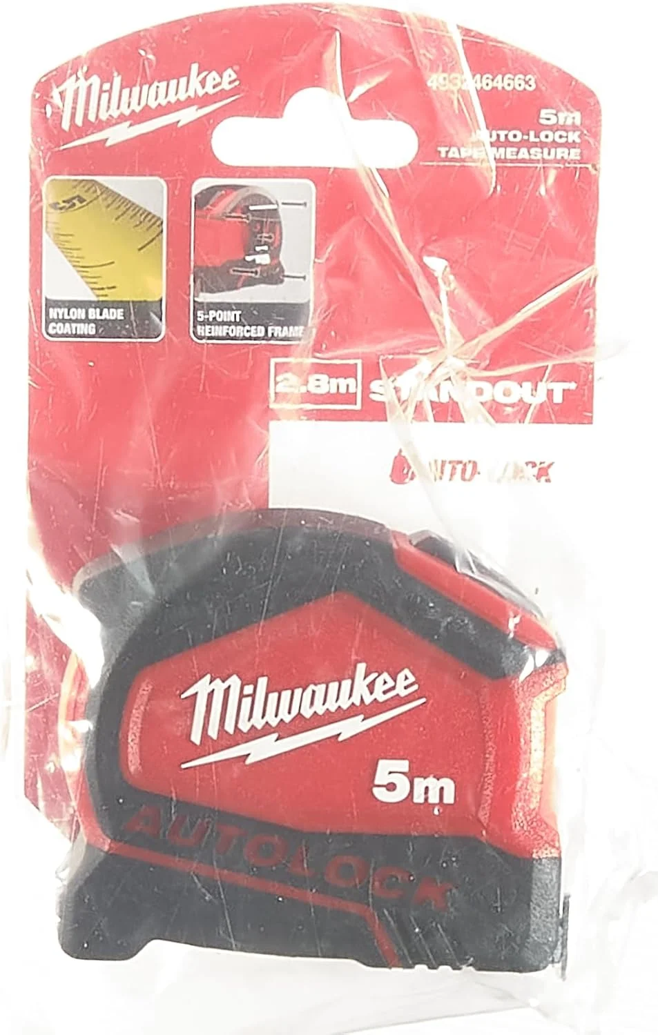 متر نواری اتولاک 5 متری میلواکی (عرض 25 میلی متر) (فقط متریک) متر نواری اتولاک 5 متری میلواکی (عرض 25 میلی متر) (فقط متریک)