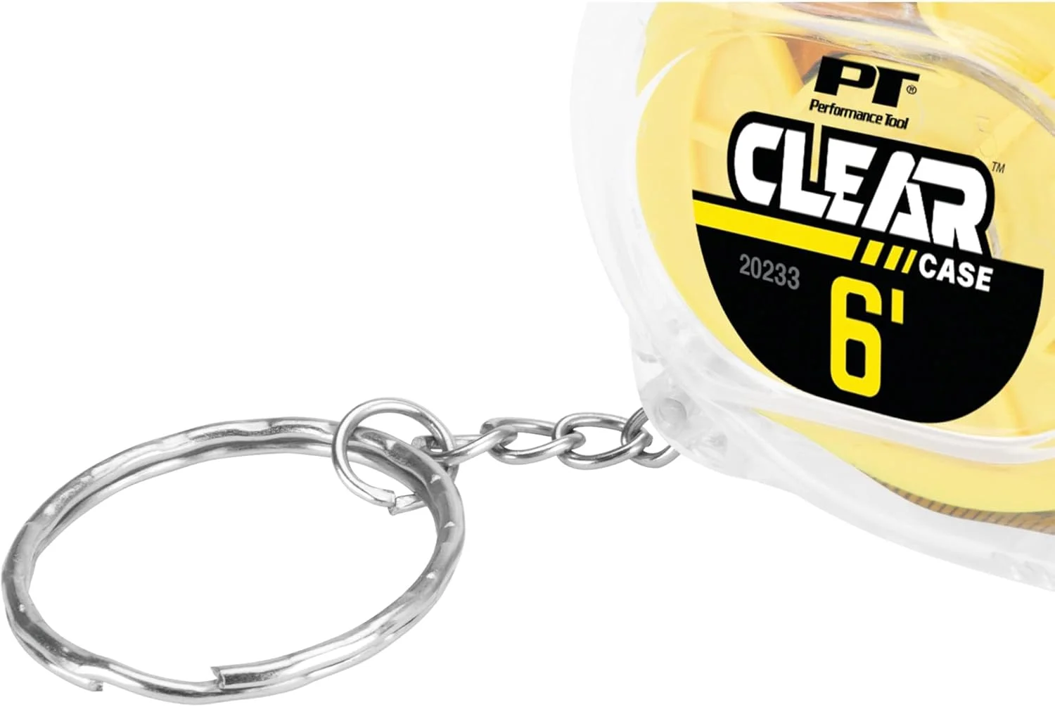 ابزار عملکرد 20233 متر نواری شفاف مینی 6 فوتی، اندازه گیری SAE و متریک چاپ شده در هر دو طرف