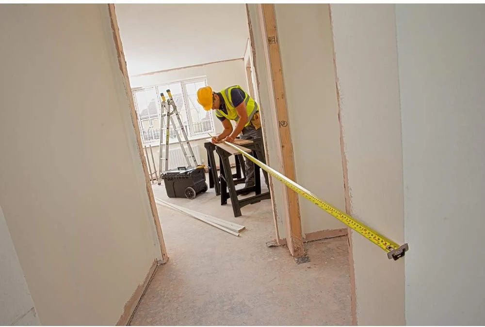 متر نواری قفل خودکار استنلی FatMax STA033671، 5 متری فقط متریک، زرد/مشکی