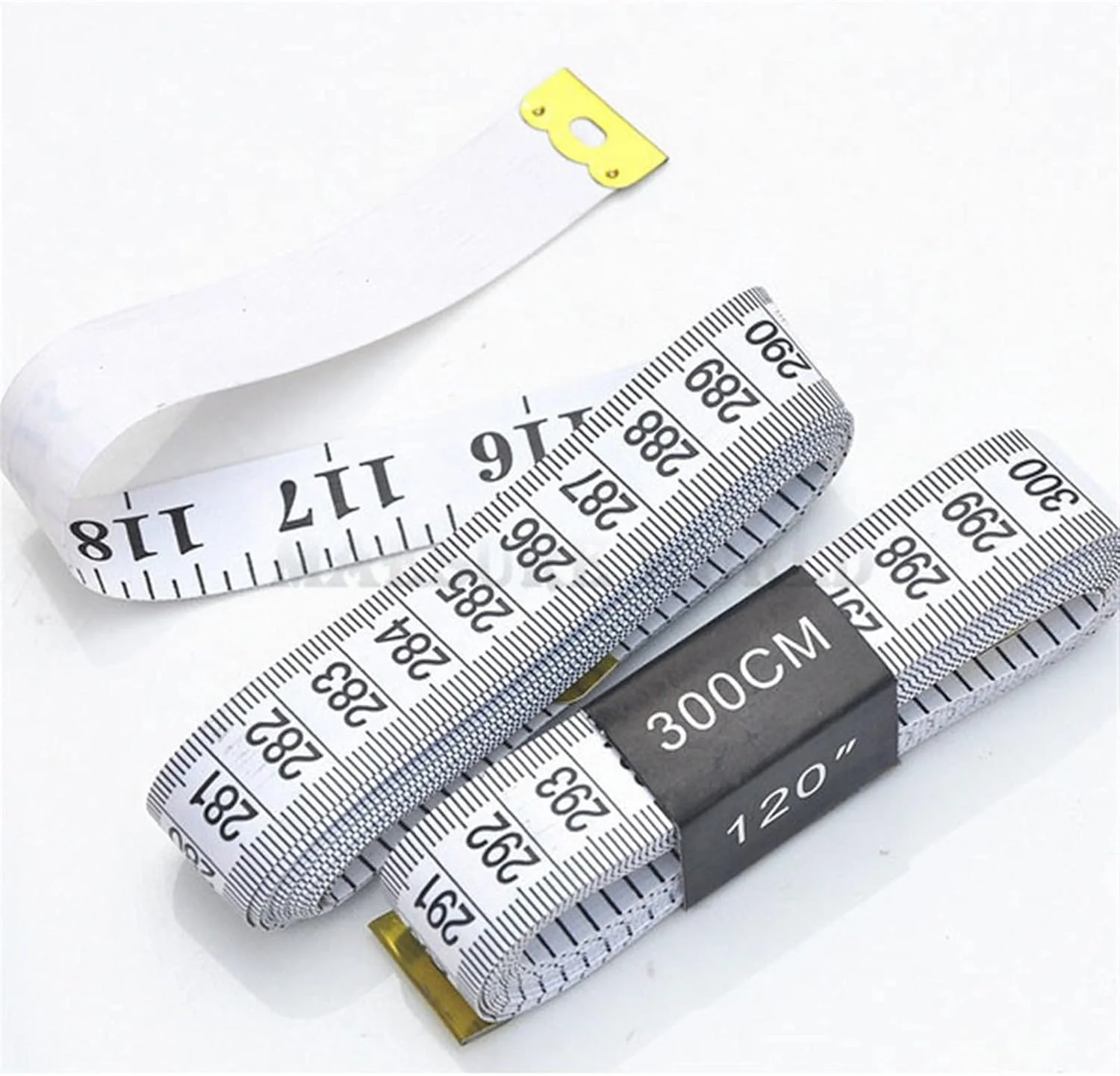 متر نواری با کیفیت عالی، بادوام و نرم، 3 متری، 300 سانتی متری، خیاطی، اندازه گیری بدن، مناسب برای دوخت لباس (Hortel)