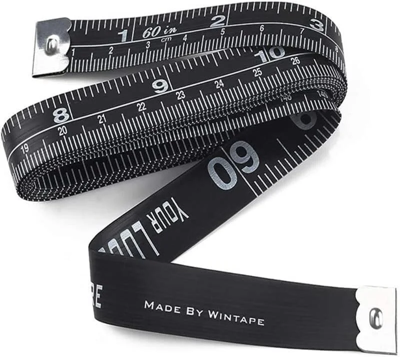 متر خیاطی دو طرفه TEDNIDS، مناسب برای اندازه گیری بدن، پارچه، خیاطی و مصارف خانگی، 150 سانتی متر، نوار نرم