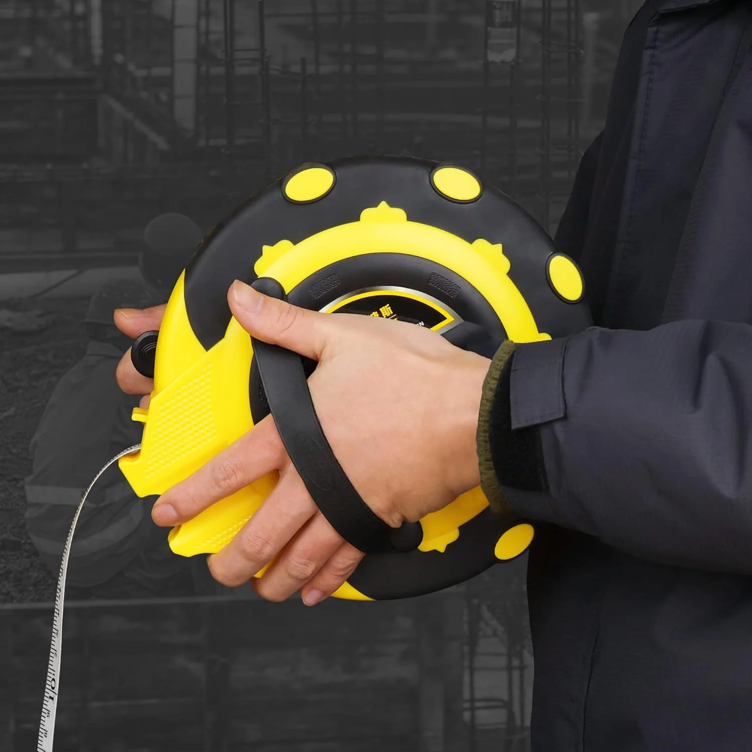 متر نواری نرم فیبری 50 متری / 165 فوتی، متر نواری چرمی، خط کش اندازه گیری دستی