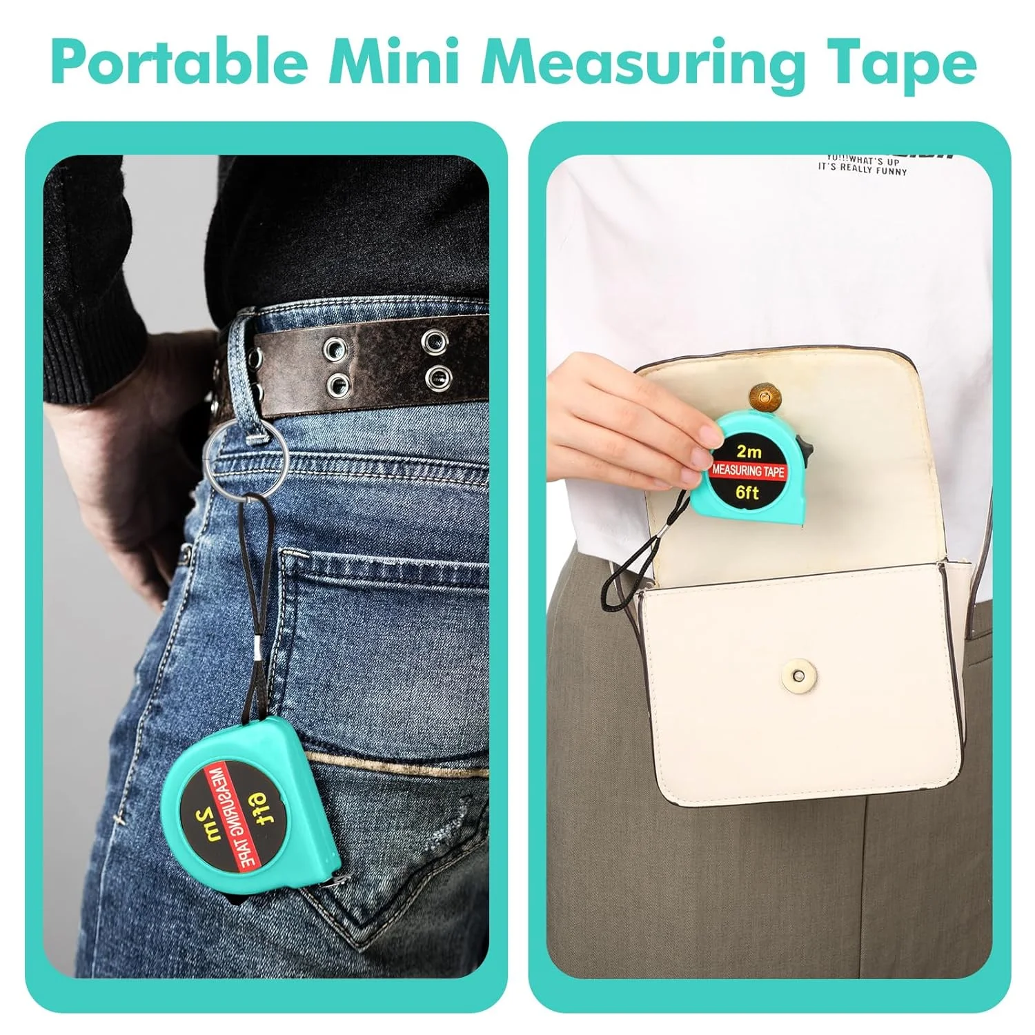 بسته 50 عددی متر نواری کوچک Copkim، متر نواری جمع شونده 2 متری با مقیاس متریک و اینچ، قابل حمل، با خوانایی آسان، مناسب هدیه و استفاده روزانه، سبز بسته 50 عددی متر نواری کوچک Copkim، متر نواری جمع شونده 2 متری با مقیاس متریک و اینچ، قابل حمل، با خوانایی آسان، مناسب هدیه و استفاده روزانه، سبز