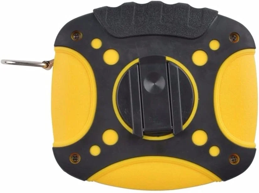 متر نواری TEDNIDS 30 متری / 100 فوتی حرفه ای با نوار فولادی سفید و بدنه ABS