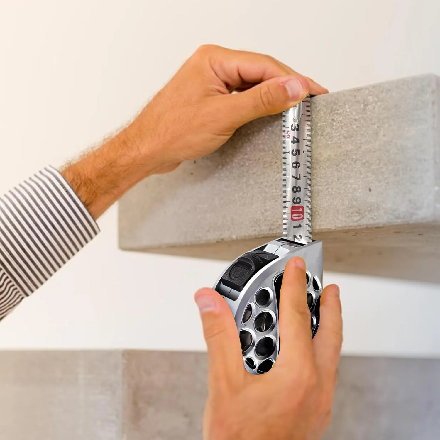 متر نواری استیل ضد زنگ | متر اندازه گیری ساختمانی، خط کش ضد آب برای ساخت و ساز، نجاری، مهندسی، کارگاه خانگی، محل کار متر نواری استیل ضد زنگ | متر اندازه گیری ساختمانی، خط کش ضد آب برای ساخت و ساز، نجاری، مهندسی، کارگاه خانگی، محل کار