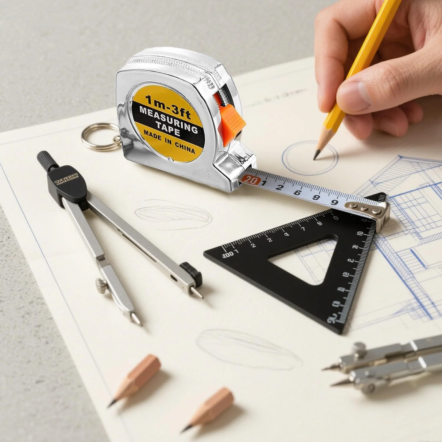 جاکلیدی متر نواری مینی 12 عددی، مترهای جمع شونده 1.5 اینچی با قفل، خط کش کوچک کاربردی برای مهمانی، کیسه هدیه، جوایز کلاسی، 1 متر