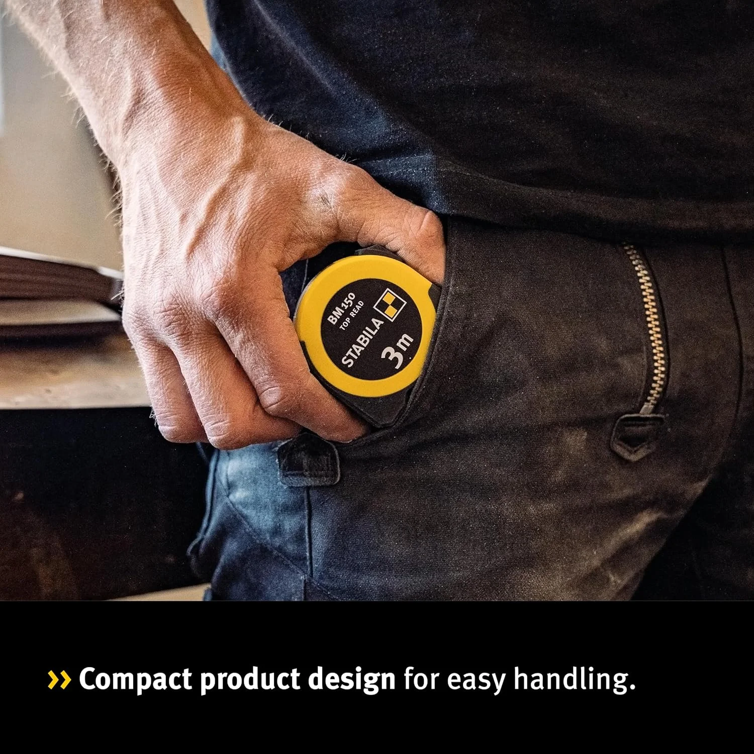 متر نواری 3 متری STABILA BM150 "TOP READ**