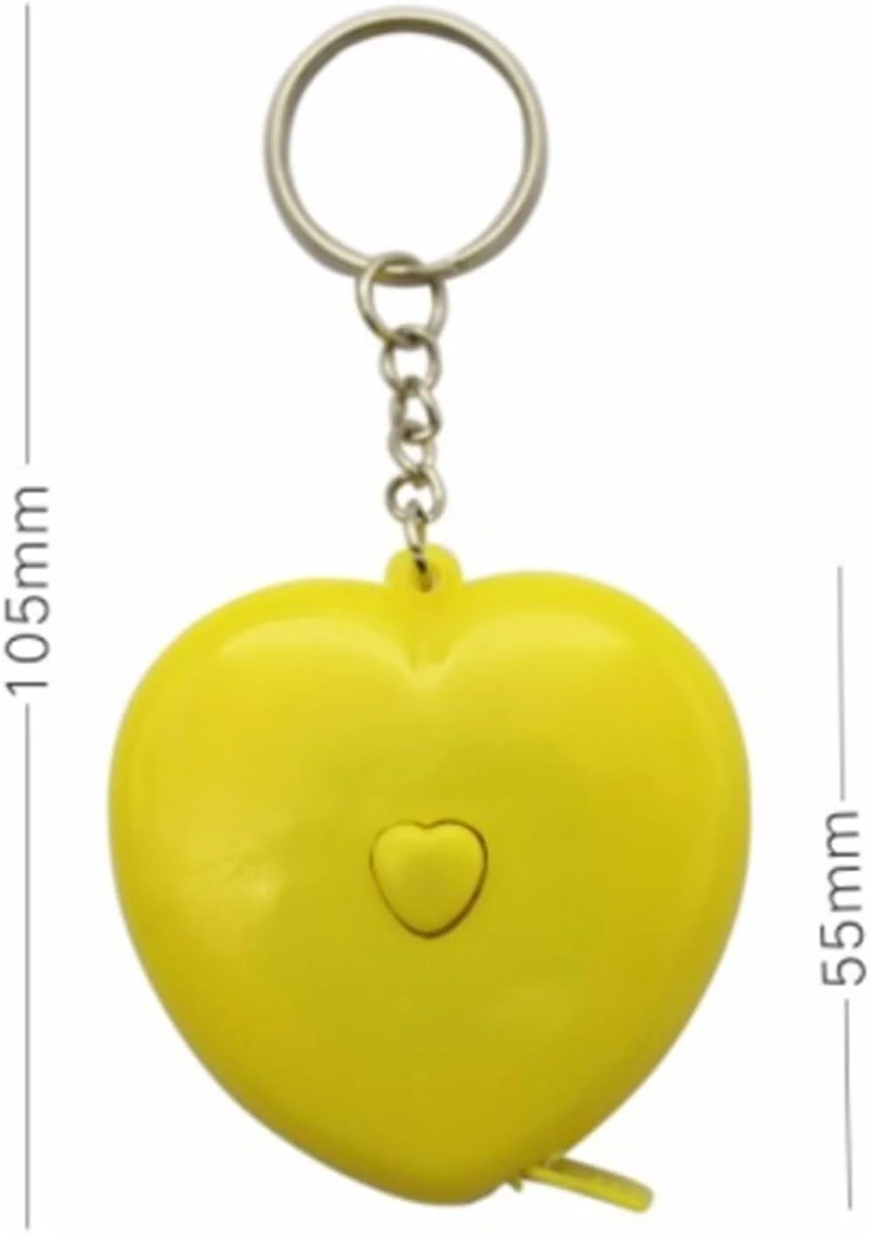 متر نواری قابل حمل جمع شونده طرح قلب (آبی تیره)