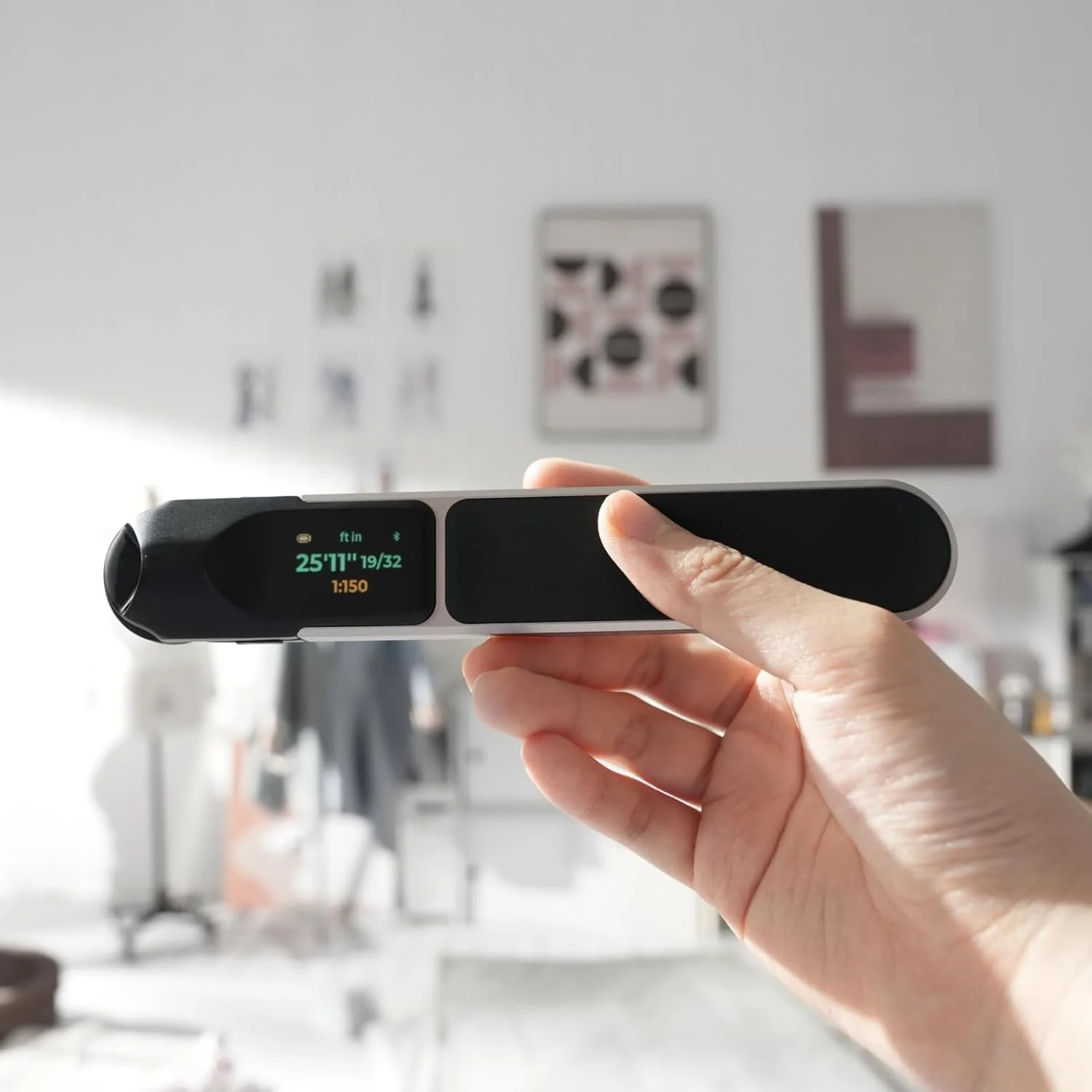 مجموعه هدیه ویژه ۴۱ تکه HOZO NeoRulerGO، متر نواری دیجیتال غلتکی قابل شارژ با لیزر برای اشکال صاف، منحنی، قطر و نامنظم، هدیه ای منحصر به فرد برای مردان، پدران، معماران، طراحان - کیف چرمی مشکی مجموعه هدیه ویژه ۴۱ تکه HOZO NeoRulerGO، متر نواری دیجیتال غلتکی قابل شارژ با لیزر برای اشکال صاف، منحنی، قطر و نامنظم، هدیه ای منحصر به فرد برای مردان، پدران، معماران، طراحان - کیف چرمی مشکی