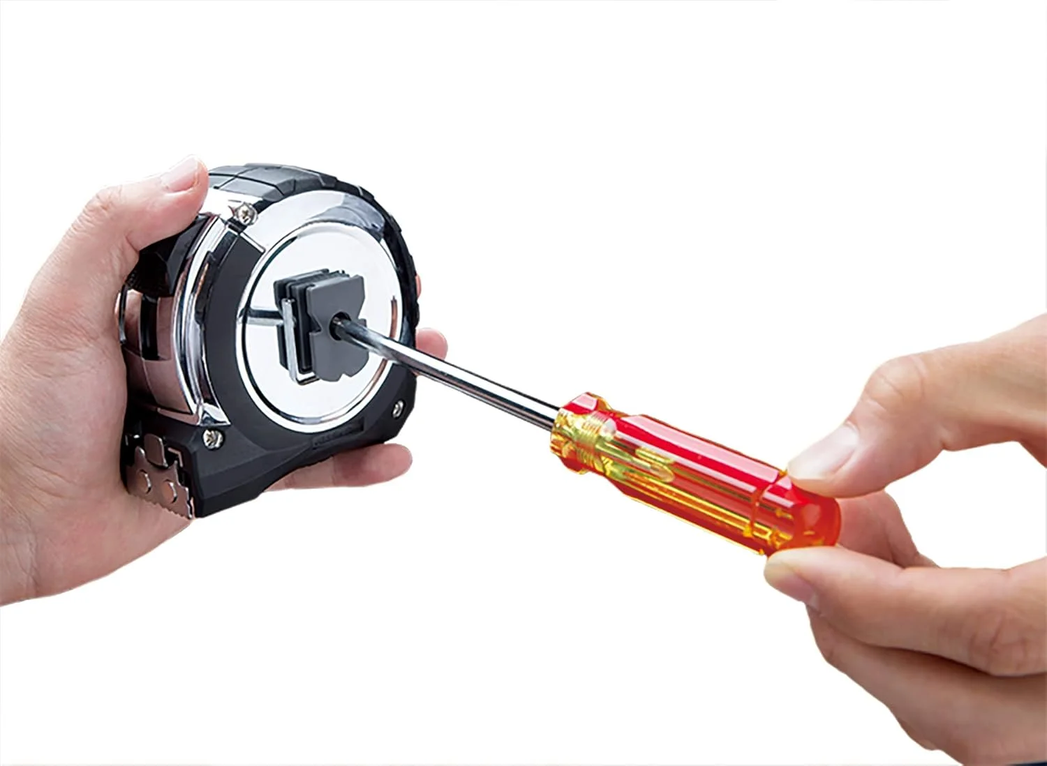 غلاف متر نواری کمِلون با گیره کمربندی