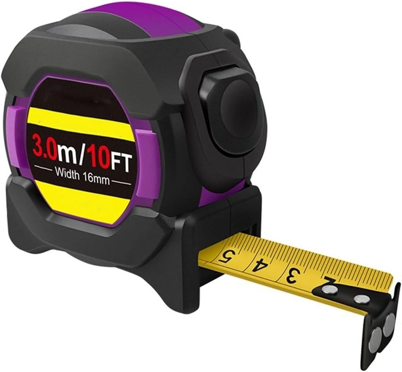 متر نواری WMGSDWB، متر نواری دیجیتال استیل ضد زنگ با کیفیت بالا، متر نواری دو طرفه صنعتی با متر نواری خود قفل شونده مغناطیسی (Hortel)