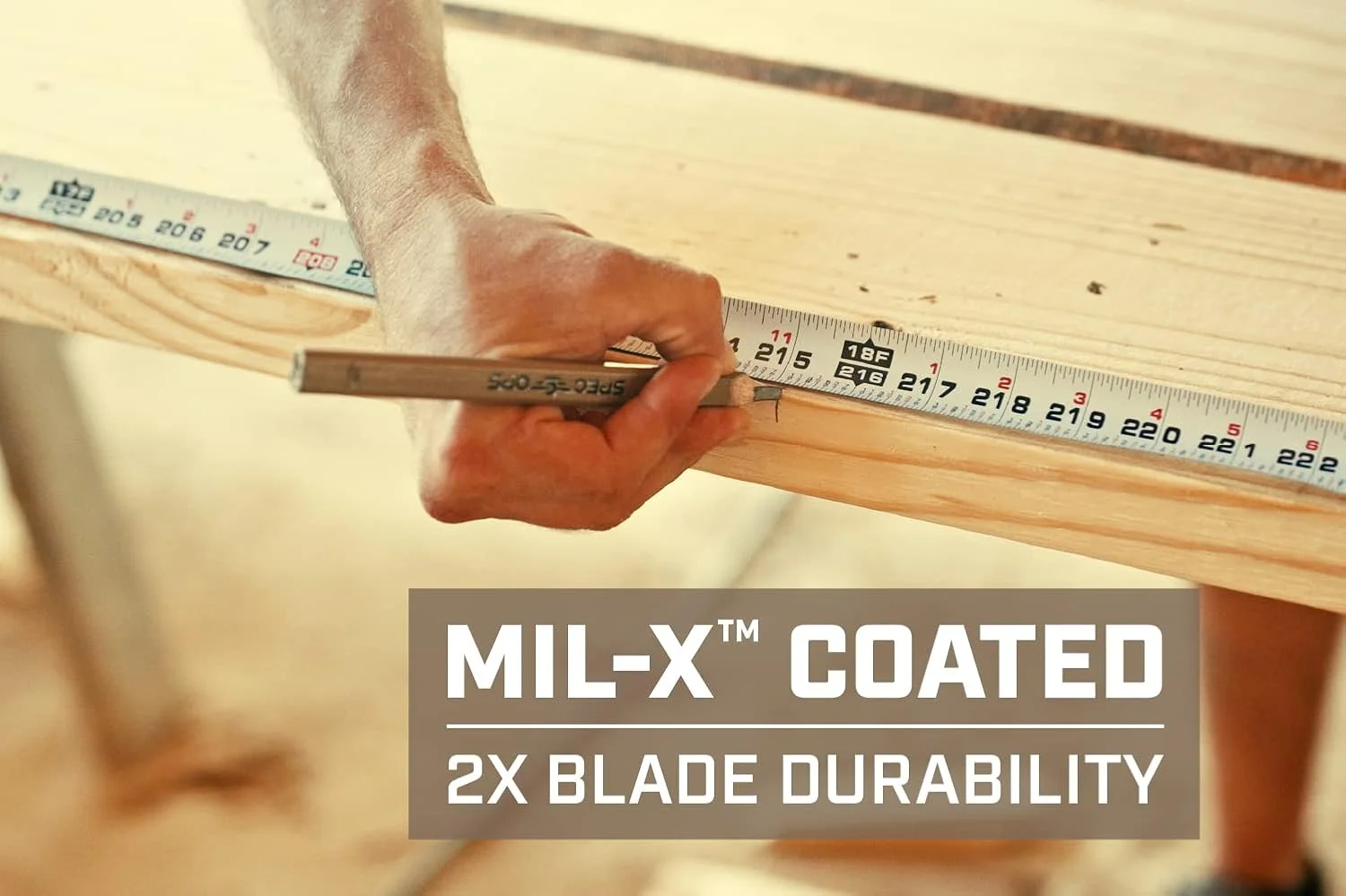 مجموعه ابزار متر نواری 16 فوتی و (2) 25 فوتی Spec Ops، تیغه دو طرفه 1 1/4 اینچی، بدنه کامپوزیت درجه نظامی، 3 بسته