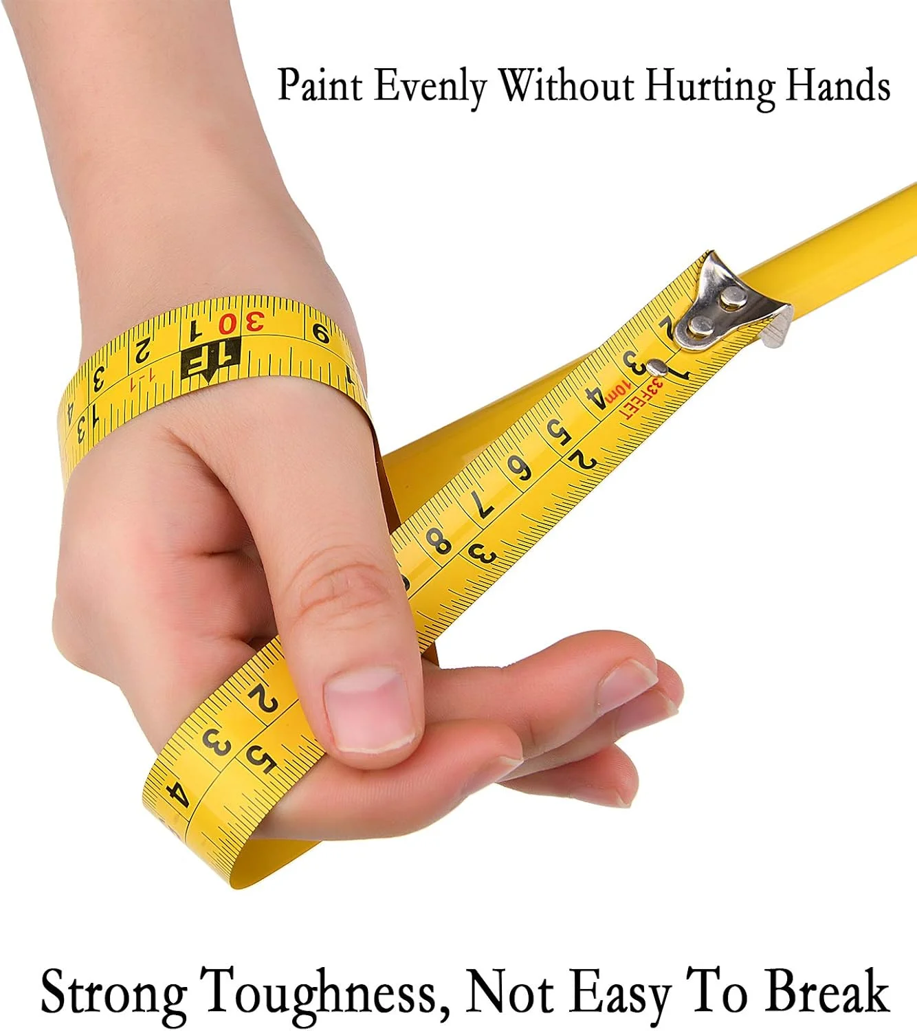 متر فلزی Lulonpon، 10 متر/32 فوت، متر نواری، متریک و اینچی، متر کوتاه، خط کش جیبی، ابزار اندازه گیری صنعتی (10 متر/32 فوت)