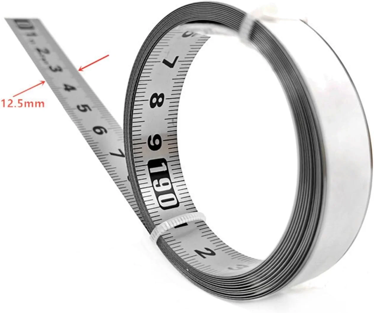 متر نواری چسبی با مقیاس متریک، بادوام و خط کش