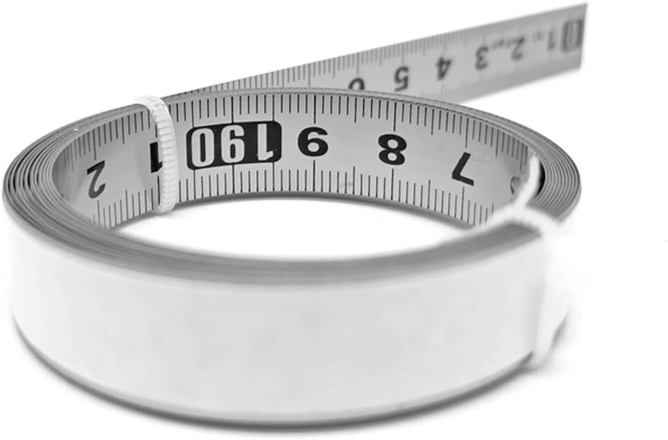 متر نواری چسبی با مقیاس متریک، بادوام و خط کش