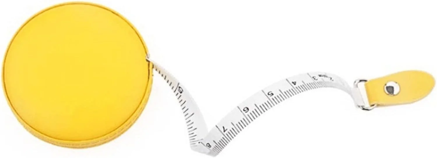 متر نواری ابزار اندازه گیری متر نواری پارچه خیاطی متر اندازه گیری خیاطی خط کش مینی جمع شونده (Hortel)