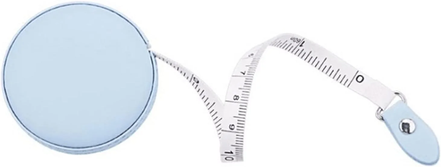 متر نواری ابزار اندازه گیری متر نواری پارچه خیاطی متر اندازه گیری خیاطی خط کش مینی جمع شونده (Hortel)