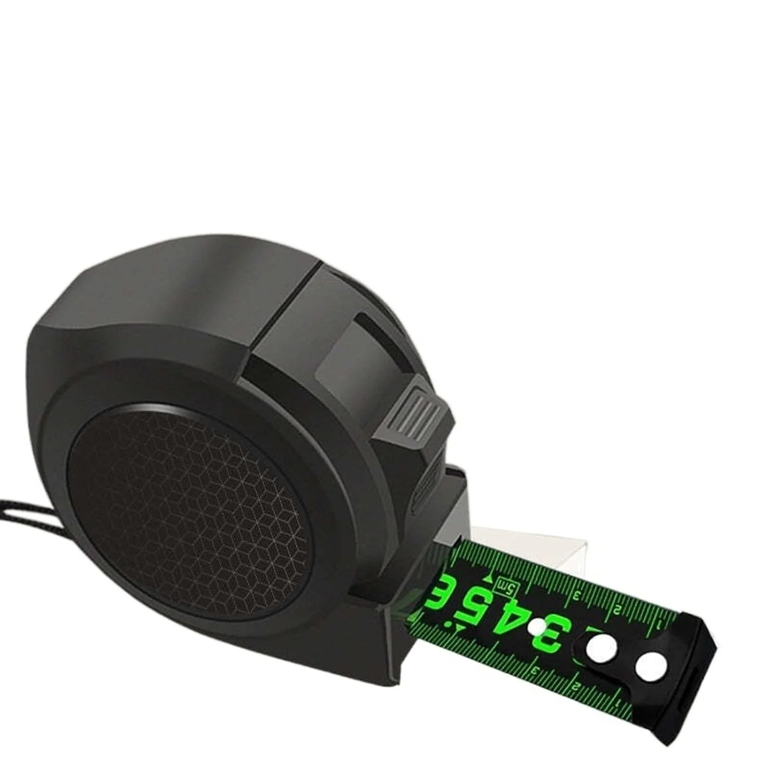 متر نواری TEDNIDS، متر فلزی فلورسنت، متر نواری خود قفل شونده ضخیم و با دقت بالا، متر با مقیاس متریک مقاوم در برابر سایش