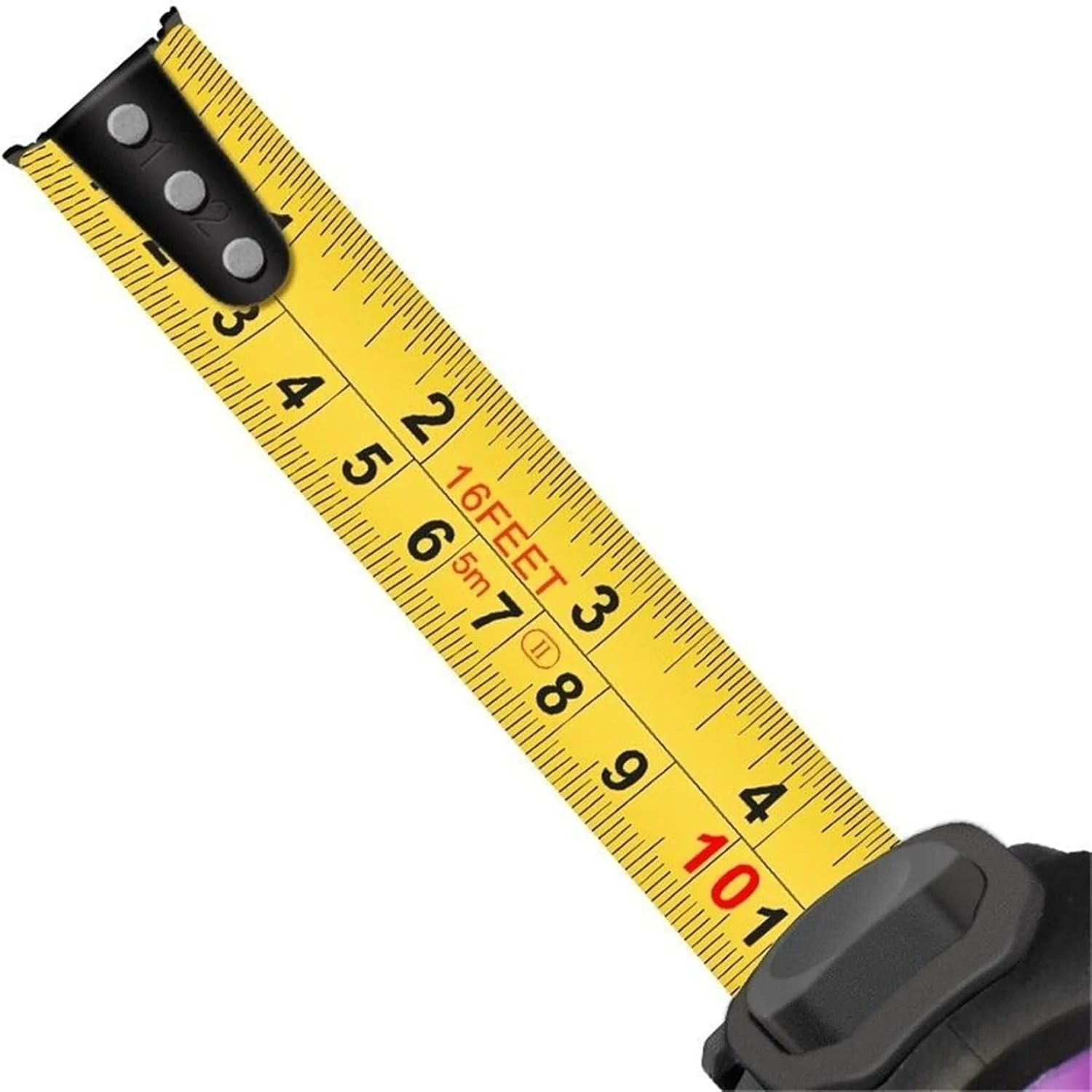 متر نواری TEDNIDS، متر نواری اینچی با آهنربا، مناسب برای دکوراسیون داخلی منزل، ابزار اندازه گیری ضخیم